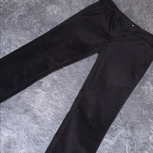 BRAND NEW Skinny leg, black corduroy pants